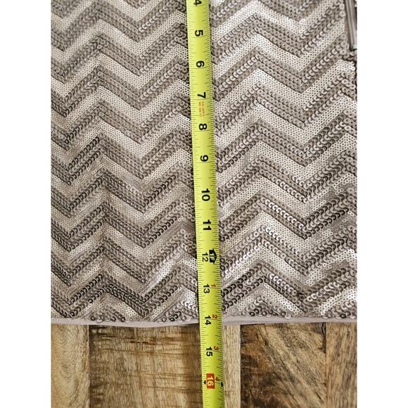 Promod Sequin Mini Skirt Women's Size 38/6 Party Boho Cocktail Festival Glam - Picture 8 of 10